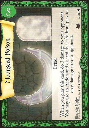 Moonseed Poison